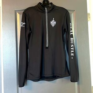 Stylish Black Medium weight 1/4 Zip Jacket size Medium